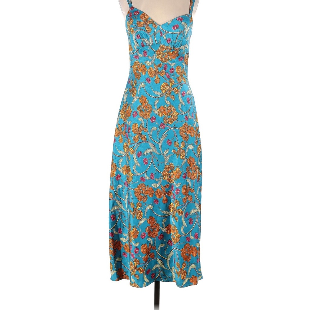 Floral Blue Dress